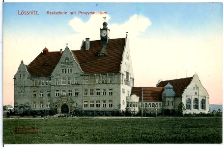 11181-Radebeul-1910-Realschule mit Progymnasium-Brück & Sohn Kunstverlag
