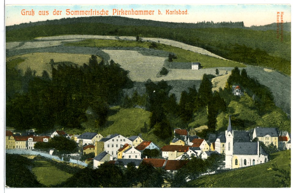09830-Pirkenhammer-1908-Blick auf Pirkenhammer-Brück & Sohn Kunstverlag