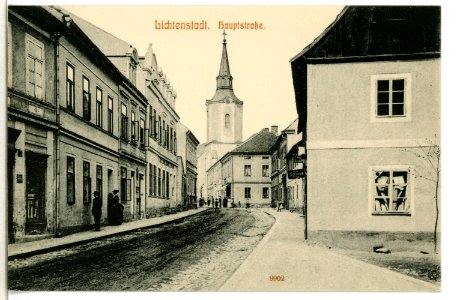 09902-Lichtenstadt-1908-Hauptstraße-Brück & Sohn Kunstverlag