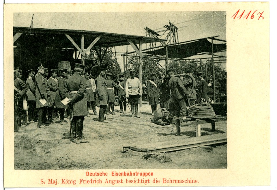 11167-Luga-1910-Deutsche Eisenbahntruppen - Besuch des Königs-Brück & Sohn Kunstverlag