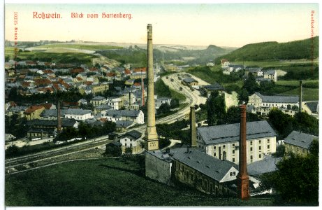 10235-Roßwein-1908-Blick auf Roßwein vom Hartenberg-Brück & Sohn Kunstverlag