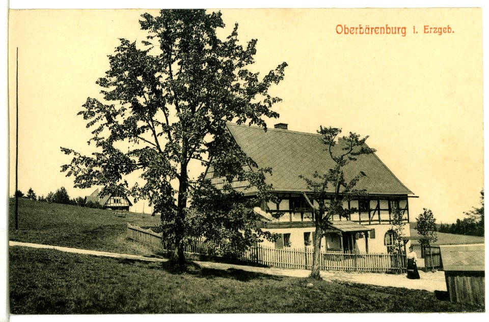 09814-Oberbärenburg-1908-Blick auf Oberbärenburg-Brück & Sohn Kunstverlag
