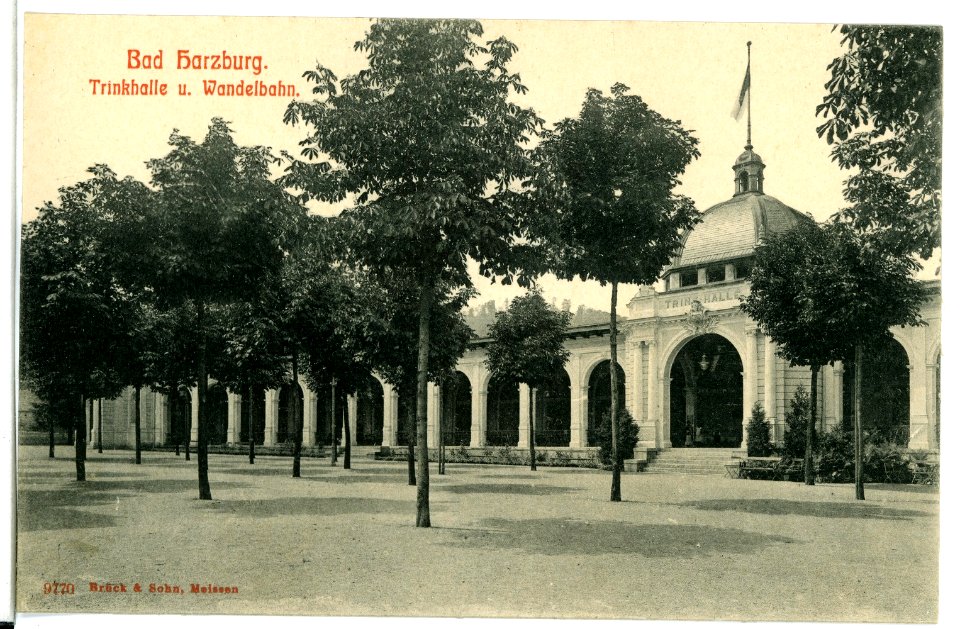 09770-Bad Harzburg-1908-Trinkhalle und Wandelbahn-Brück & Sohn Kunstverlag