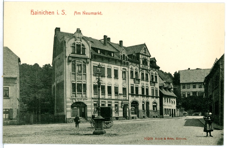 10209-Hainichen-1908-Neumarkt-Brück & Sohn Kunstverlag