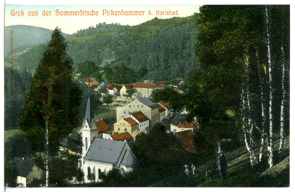 09829-Pirkenhammer-1908-Blick auf Pirkenhammer-Brück & Sohn Kunstverlag