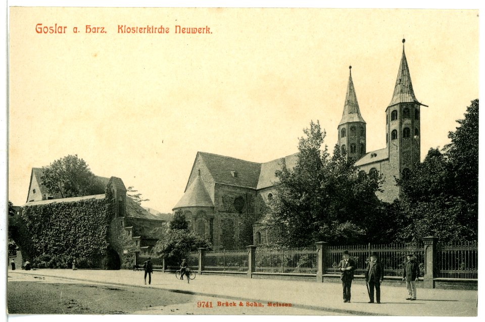 09741-Goslar-1908-Klosterkirche Neuwerk-Brück & Sohn Kunstverlag