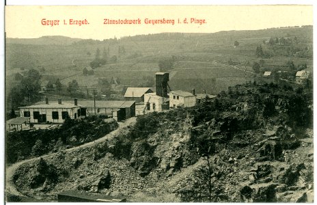 11125-Geyer-1910-Zinnstockwerk Geyersberg in der Binge-Brück & Sohn Kunstverlag