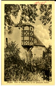 10995-Meißen-1909-Erker Freiheit Nr. 6, ehemaliger Domherrenhof-Brück & Sohn Kunstverlag
