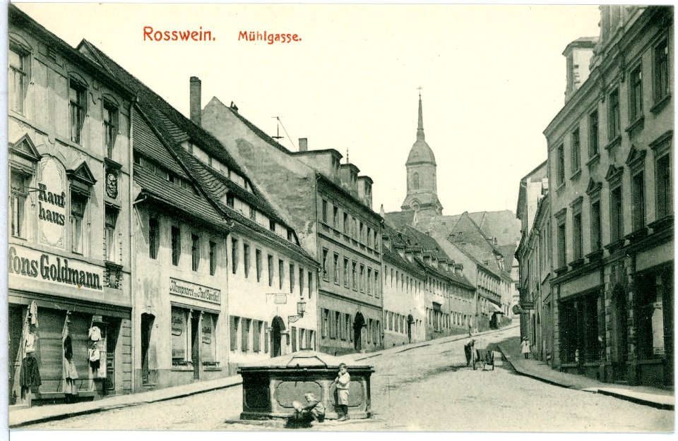 10137-Roßwein-1908-Mühlgasse-Brück & Sohn Kunstverlag