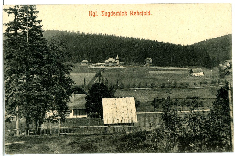10615-Rehefeld-1909-Jagdschloß-Brück & Sohn Kunstverlag