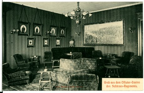 09580-Dresden-1908-Offizierskasino des Schützen-Regiments-Brück & Sohn Kunstverlag