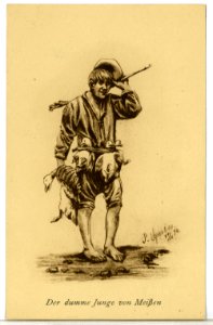 09867-Meißen-1908-Der Dumme Junge von Meißen-Brück & Sohn Kunstverlag