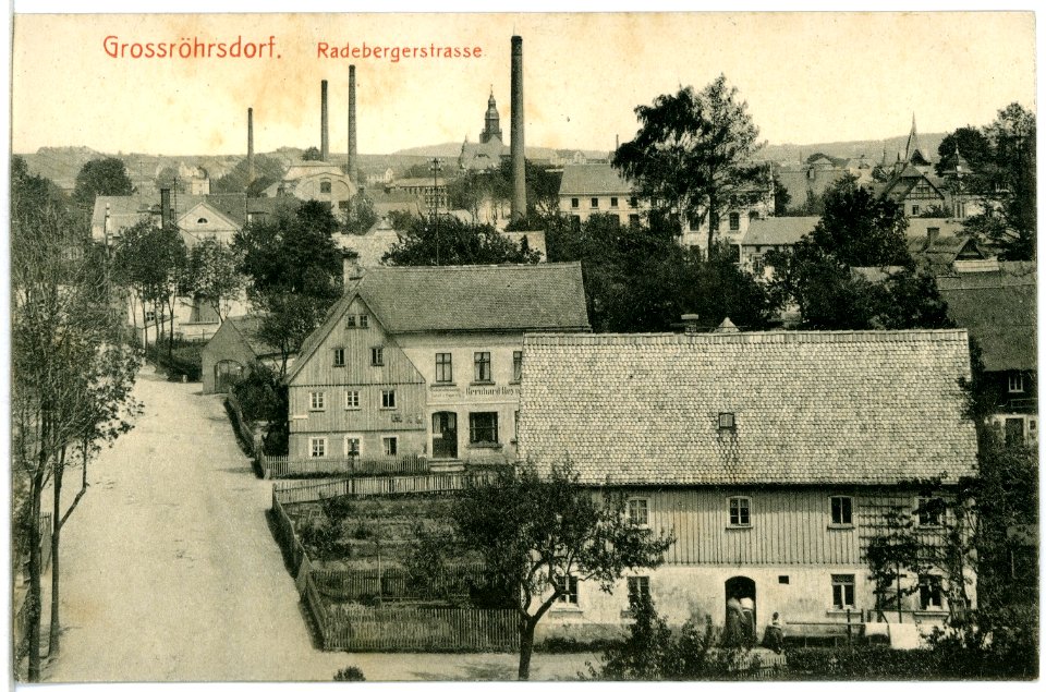 10830-Großröhrsdorf-1909-Radebergerstraße-Brück & Sohn Kunstverlag