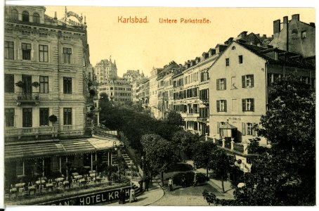 09935-Karlsbad-1908-Untere Parkstraße-Brück & Sohn Kunstverlag