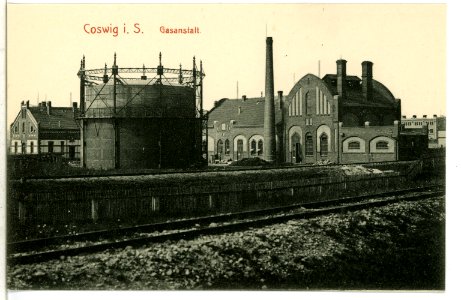 09729-Coswig-1908-Gasanstalt-Brück & Sohn Kunstverlag