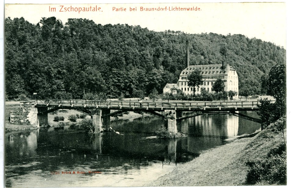 09703-Braunsdorf-1908-Im Zschopautal bei Braunsdorf Lichtenwalde-Brück & Sohn Kunstverlag