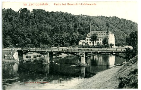 09703-Braunsdorf-1908-Im Zschopautal bei Braunsdorf Lichtenwalde-Brück & Sohn Kunstverlag