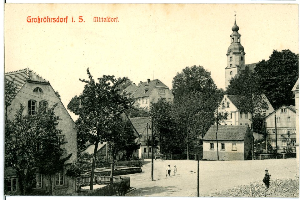 10836-Großröhrsdorf-1909-Mitteldorf-Brück & Sohn Kunstverlag