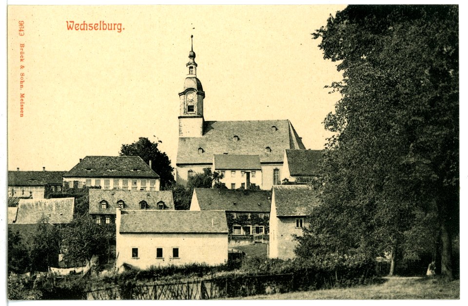 09649-Wechselburg-1908-Kirche-Brück & Sohn Kunstverlag
