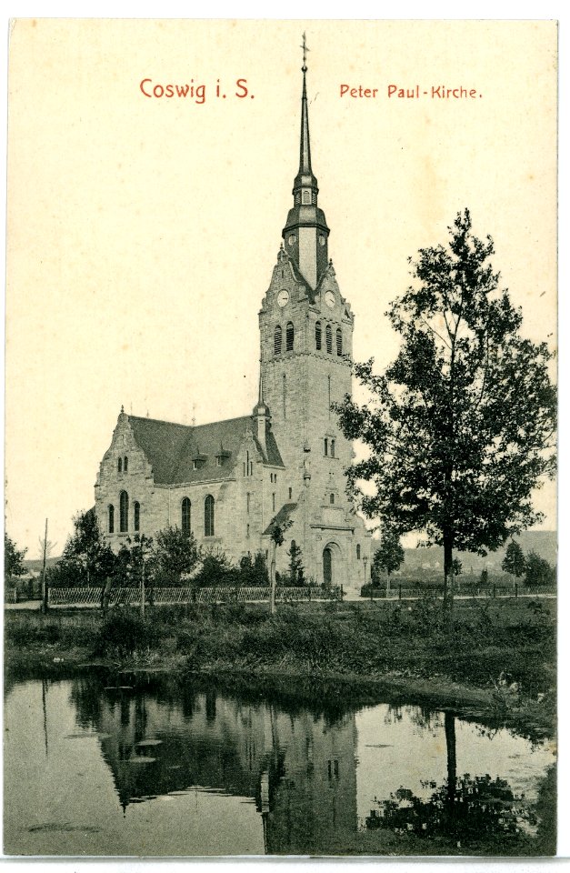 09730-Coswig-1908-Peter Paul Kirche-Brück & Sohn Kunstverlag