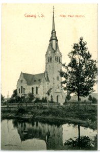 09730-Coswig-1908-Peter Paul Kirche-Brück & Sohn Kunstverlag