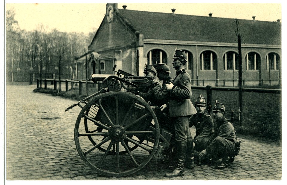 09622--1908-1. Königlich Sächsische Maschinengewehr-Abteilung Nr. 12-Brück & Sohn Kunstverlag