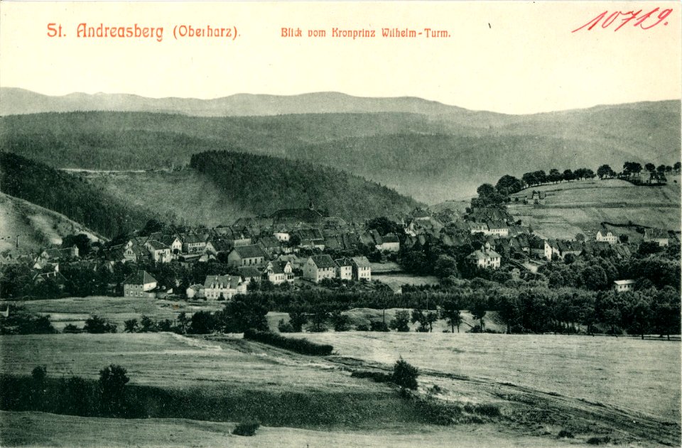 10719-St. Andreasberg-1909-Blick vom Kronprinz Wilhelm Turm-Brück & Sohn Kunstverlag