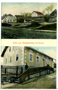 09860-Heiligenkreuz-1908-Ortsansicht-Brück & Sohn Kunstverlag