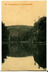 09711-Zschopautal-1908-Am Harrassprung-Brück & Sohn Kunstverlag