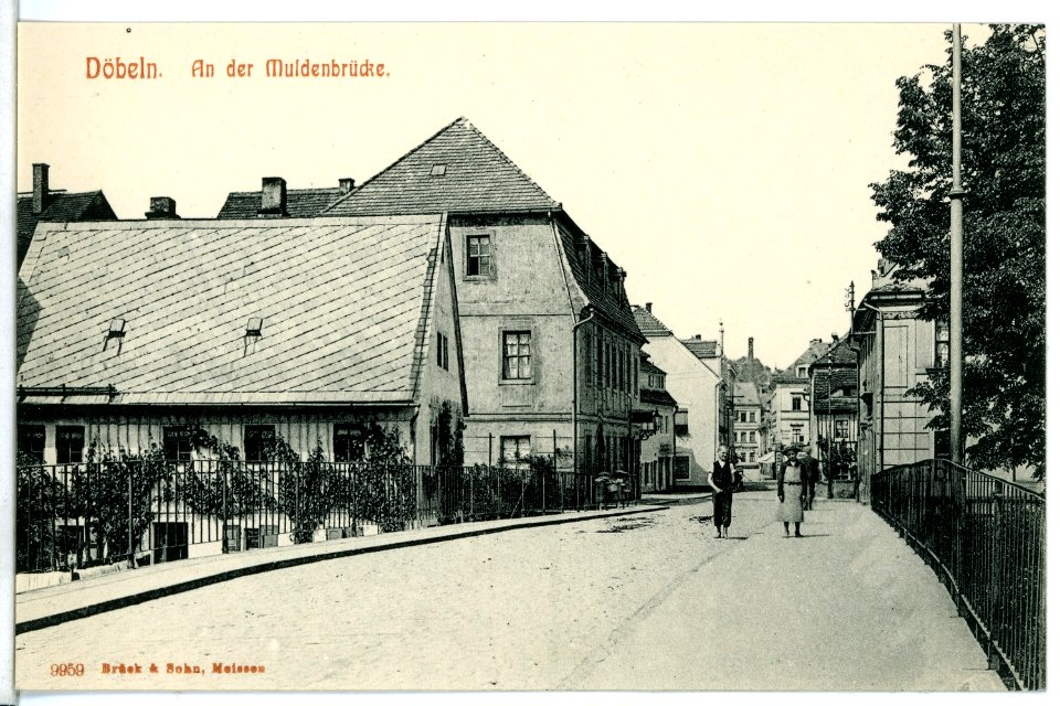 09959-Döbeln-1908-An der Muldenbrücke-Brück & Sohn Kunstverlag