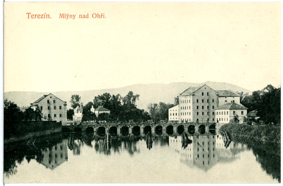 10693-Theresienstadt-1909-Mühlen an der Eger-Brück & Sohn Kunstverlag