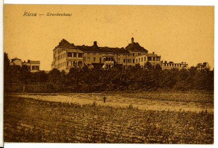 09522-Riesa-1908-Krankenhaus-Brück & Sohn Kunstverlag