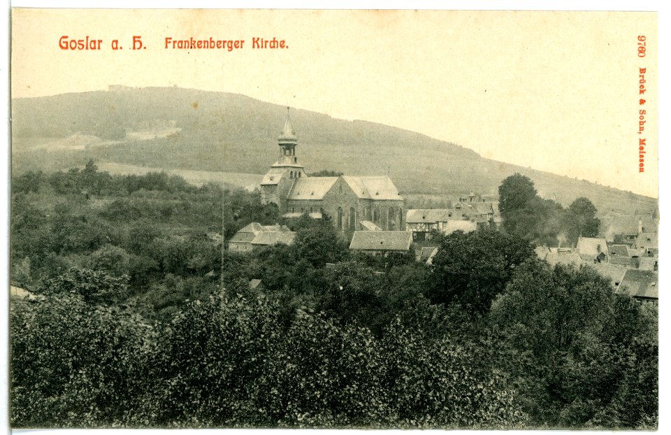 09760-Goslar-1908-Frankenberger Kirche-Brück & Sohn Kunstverlag