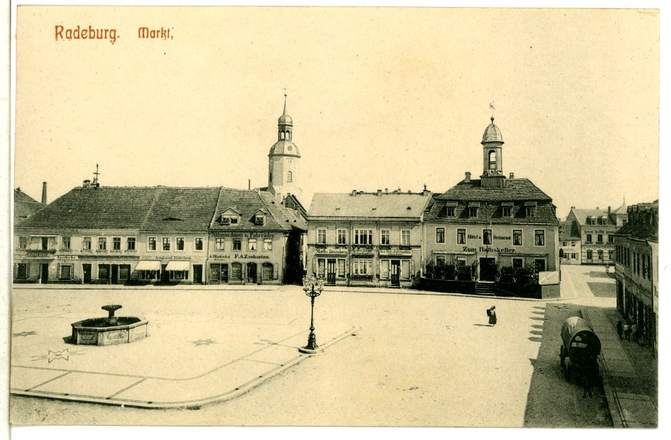 09893-Radeburg-1908-Markt-Brück & Sohn Kunstverlag