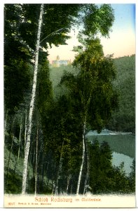 09997-Rochsburg-1908-Blick aufs Schloß-Brück & Sohn Kunstverlag
