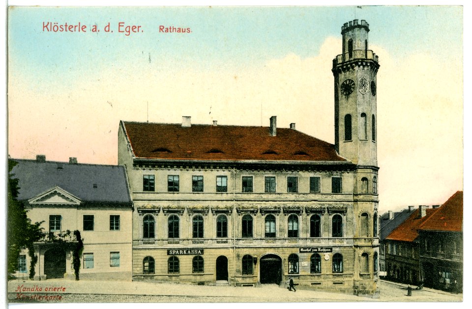 09949-Klösterle-1908-Rathaus-Brück & Sohn Kunstverlag