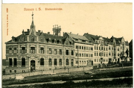 09898-Nossen-1908-Bismarck - Straße-Brück & Sohn Kunstverlag