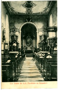 10714-Salzschlirf-1909-Inneres der Katholischen Pfarrkirche-Brück & Sohn Kunstverlag