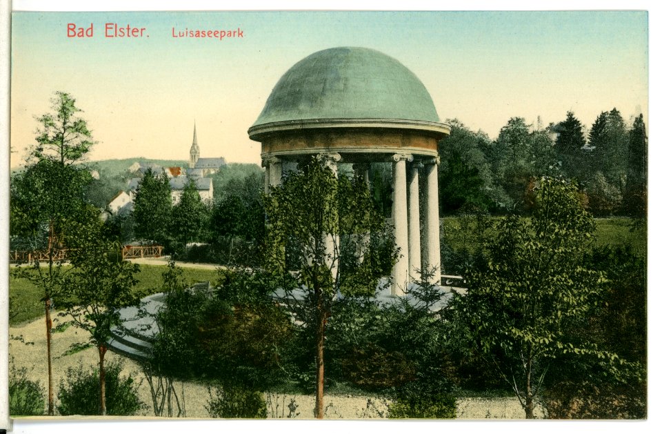 09912-Bad Elster-1908-Luisaseepark-Brück & Sohn Kunstverlag