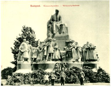 09900-Budapest-1908-Vörösmarty-Denkmal-Brück & Sohn Kunstverlag