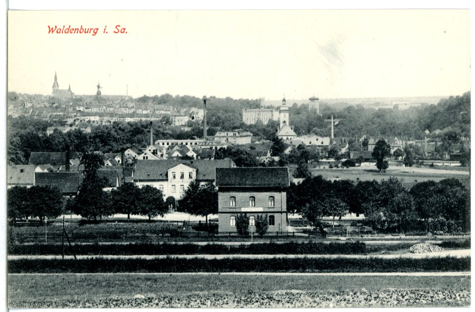 09589-Waldenburg-1908-Blick auf Waldenburg-Brück & Sohn Kunstverlag