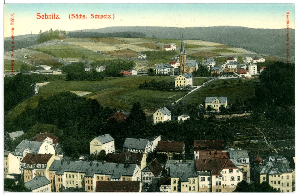10254-Sebnitz-1908-Blick auf Sebnitz-Brück & Sohn Kunstverlag