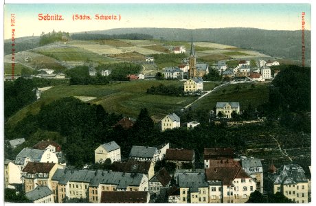 10254-Sebnitz-1908-Blick auf Sebnitz-Brück & Sohn Kunstverlag