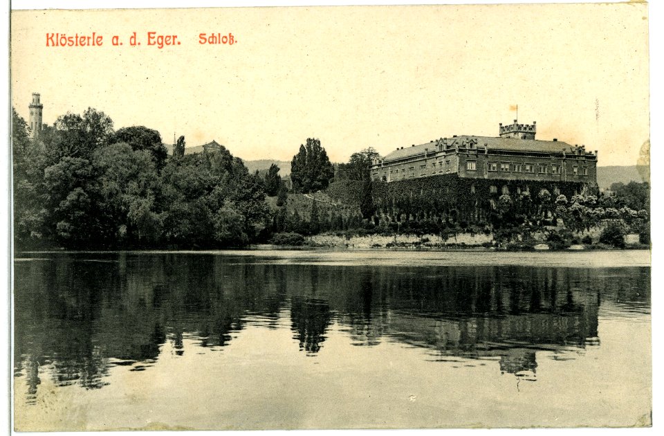 09940-Klösterle-1908-Schloß an der Eger-Brück & Sohn Kunstverlag