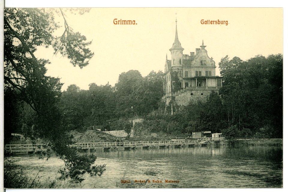 09980-Grimma-1908-Die Gattersburg-Brück & Sohn Kunstverlag