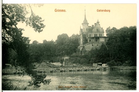 09980-Grimma-1908-Die Gattersburg-Brück & Sohn Kunstverlag