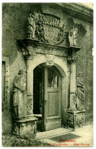 10009-Meißen-1908-St. Afra - Kirche Süd - Portal-Brück & Sohn Kunstverlag