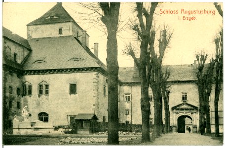 10218-Augustusburg-1908-Schloß-Brück & Sohn Kunstverlag