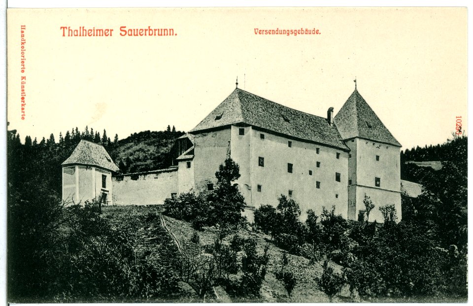 10293-Thalheim-1908-Thalheimer Sauerbrunn - Versendungsgebäude-Brück & Sohn Kunstverlag