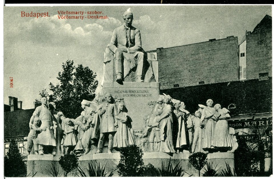 10047-Budapest-1908-Vörösmarty - Denkmal-Brück & Sohn Kunstverlag